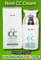 Novi CC Cream - Membuat rona wajah putih berseri novi cc cream toko herbal abe