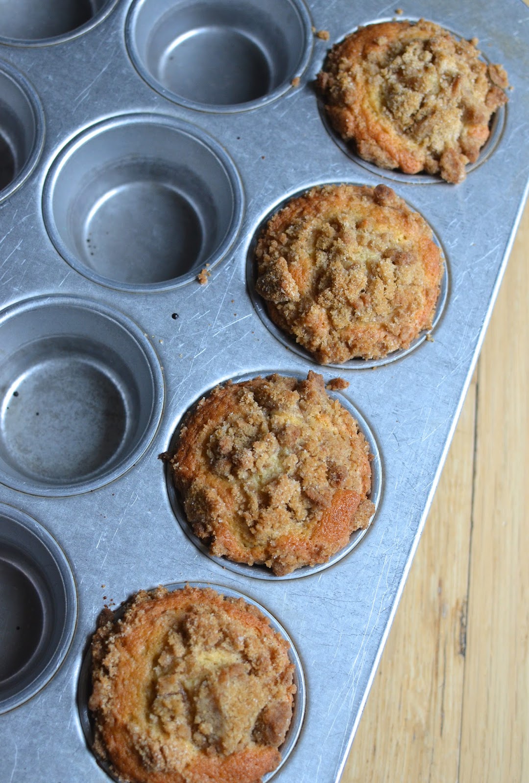 Playing with Flour Small batch coffee cake muffins (and other things)