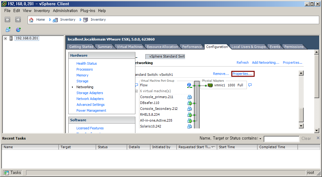 Configuring mirror port(span port) on VMware ESXi5