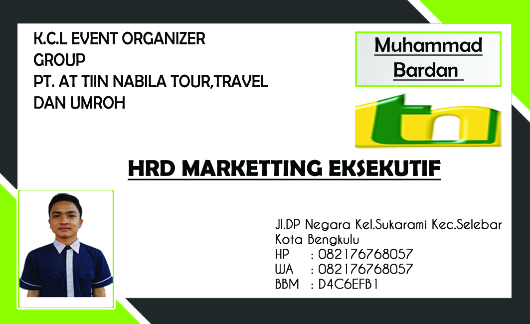 Rama Grafika Contoh Kartu Nama