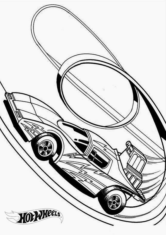 Hot Wheels Coloring Pages 16