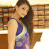 Nikitha Narayan Spicy Photos In Blue Saree