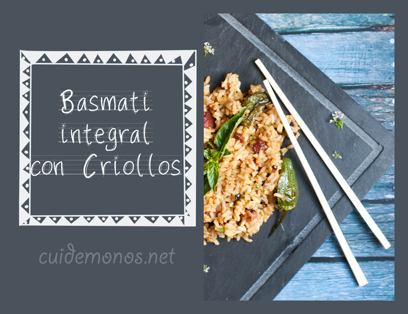 Arroz basmati con criollos