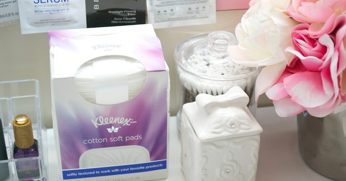 Aquaheart On My Desk Kleenex Cotton Soft Pads