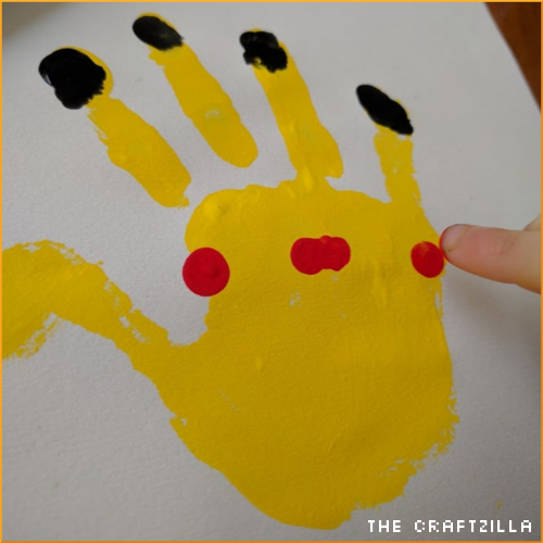 The Craftzilla: Pokemon Handprint Painting for Toddlers