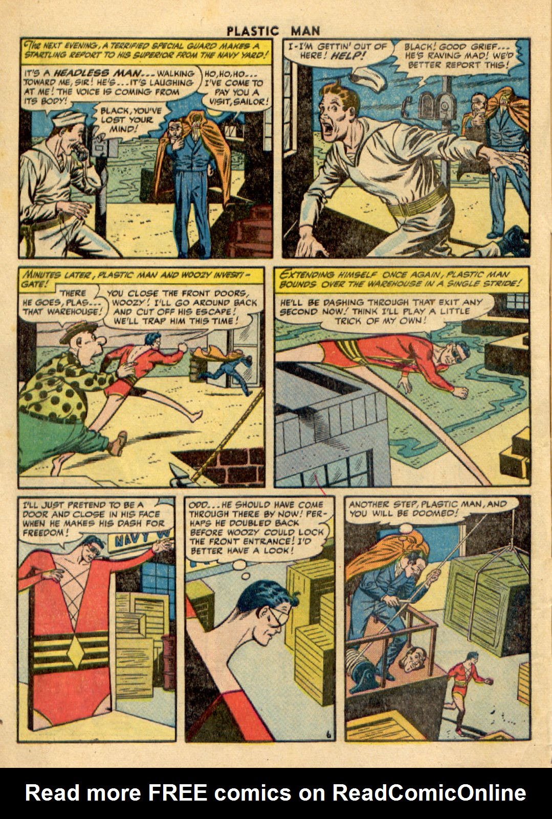 Read online Plastic Man (1943) comic -  Issue #52 - 7