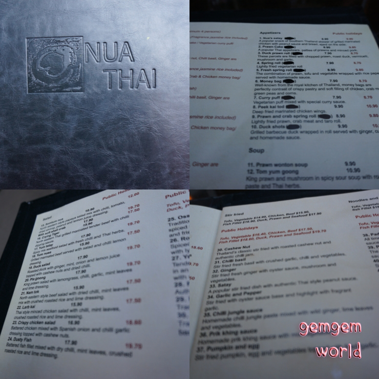 gemgem world [Surry Hills] Nua Thai Great food and Great atmosphere