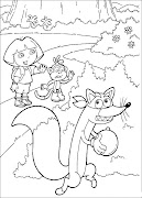 coloriage dora l'exploratrice