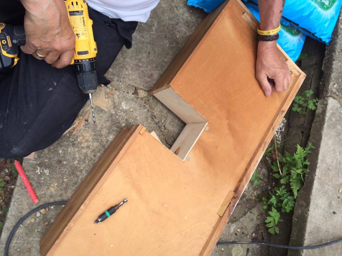 Makeover Turning a chest of drawers into a bathroom sink unit