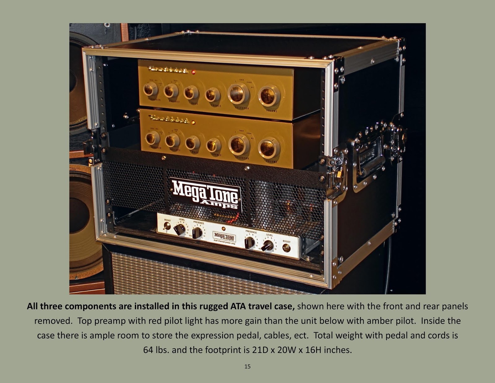 GIRTHMASTER STEREO GUITAR AMP RIG