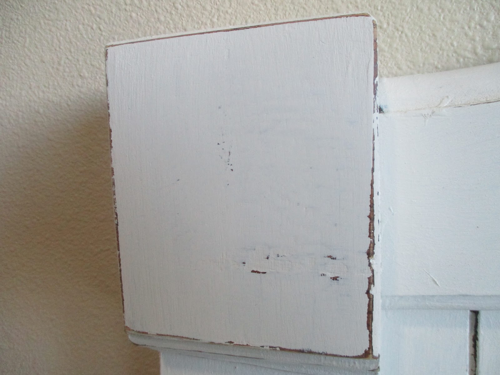 The Cozy Red Cottage Homemade Chalk Paint on Laminate Furniture