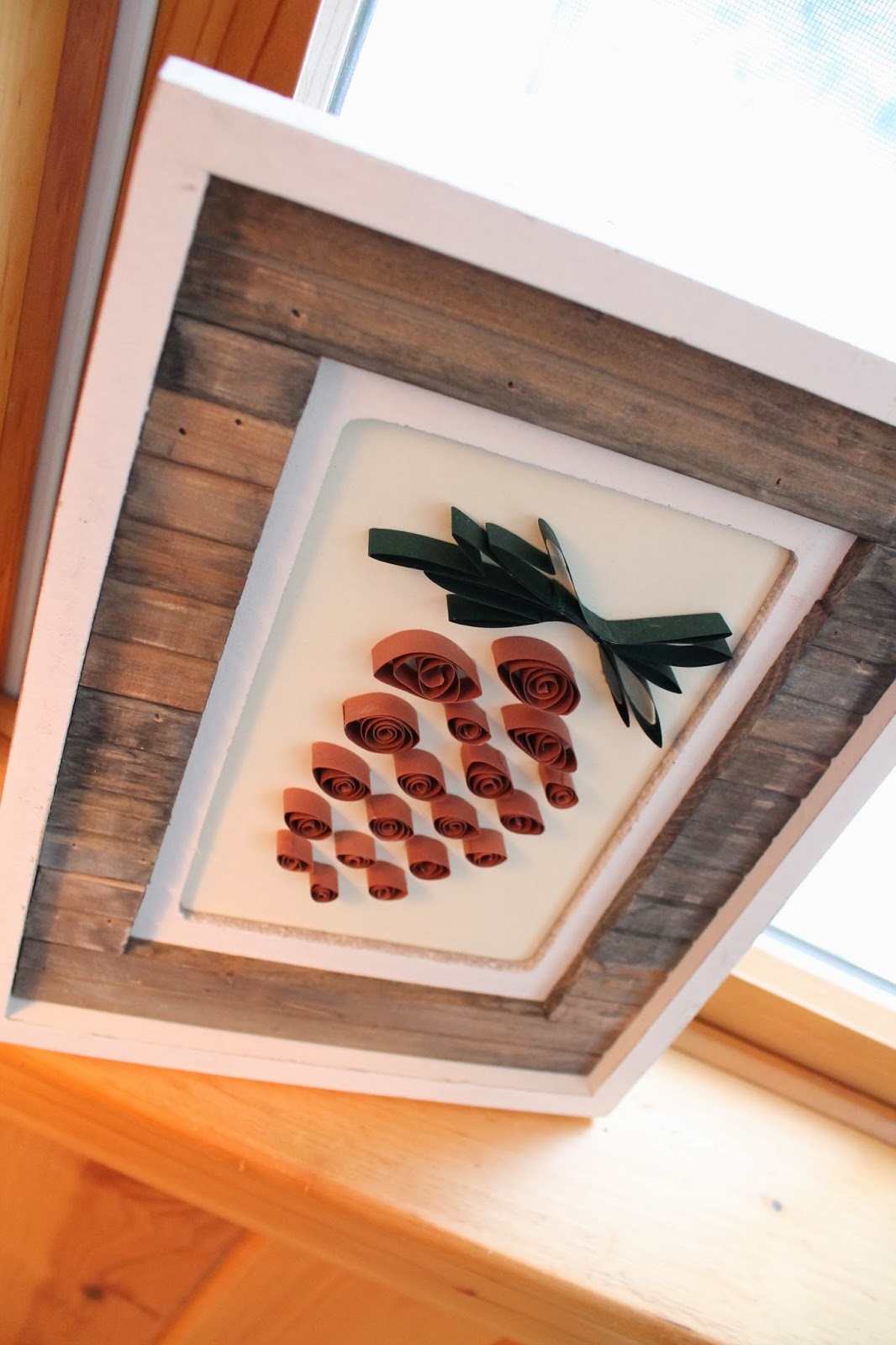 flour mill creations Quilling Pine Cones