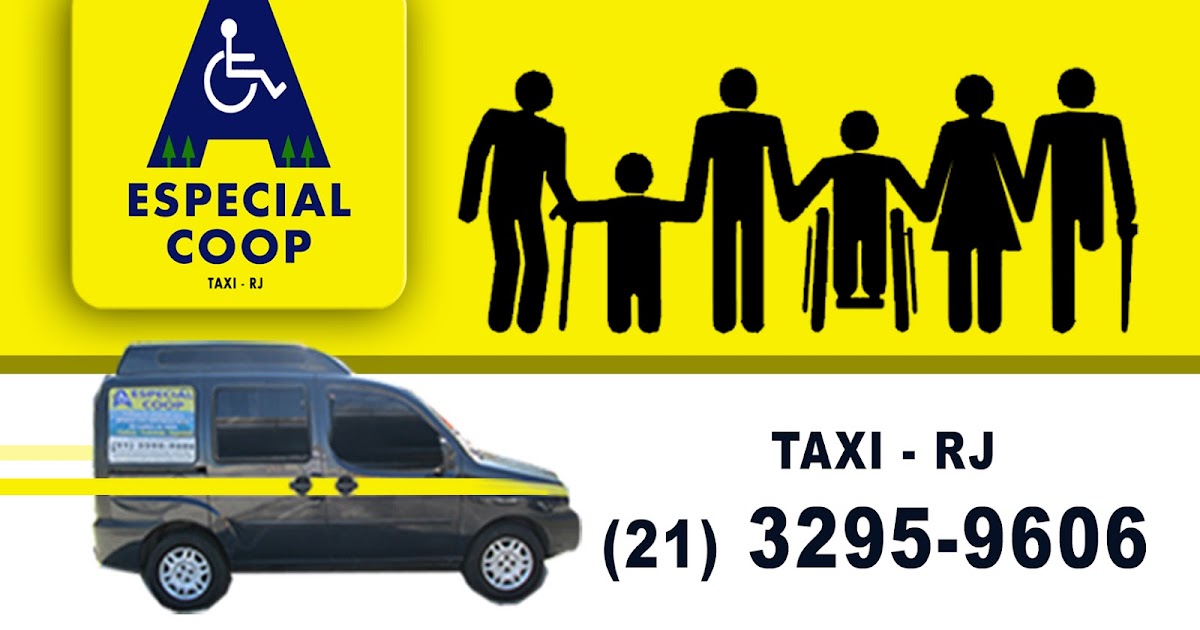 Acessibilidade Deficientes Especial Coop Taxi RJ