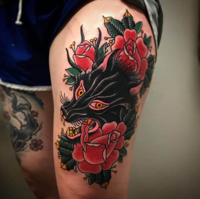 130 Best Wolf Tattoos For Men 2019 Howling Lone