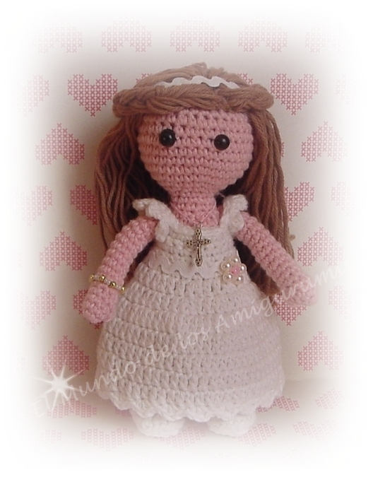 patrones amigurumis de muñecas de comunion