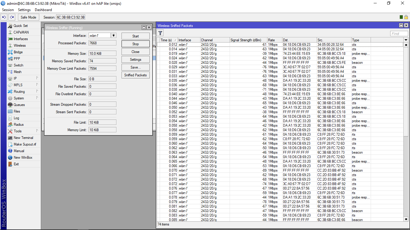 PENJELASAN PENGGUNAAN WIRELESS TOOLS DAN PENGERTIAN SIGNAL STRENGTH