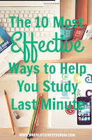 We dont always study all semester like we're supposed to, but don't worry, I have 10 tips to help you get an A on your exam with some last minute studying. 