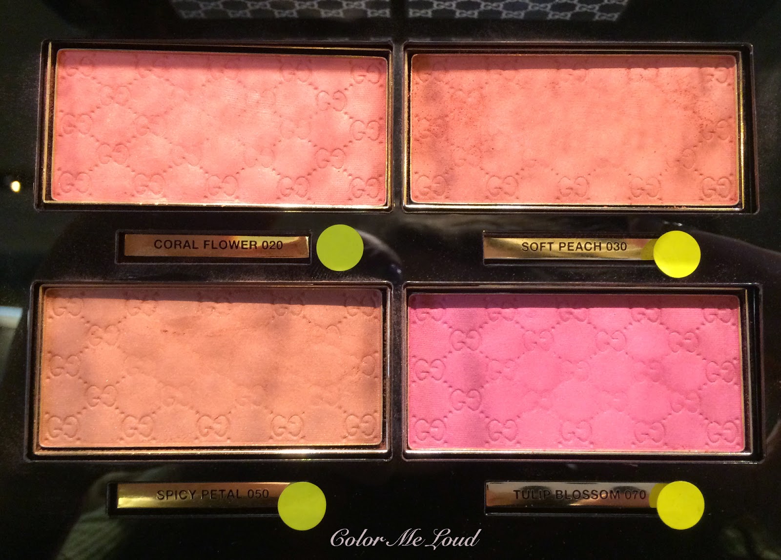 Gucci Make-up Line Swatches, Lipsticks, Lipglosses, Eye Shadows and Blushes | Color Me Loud