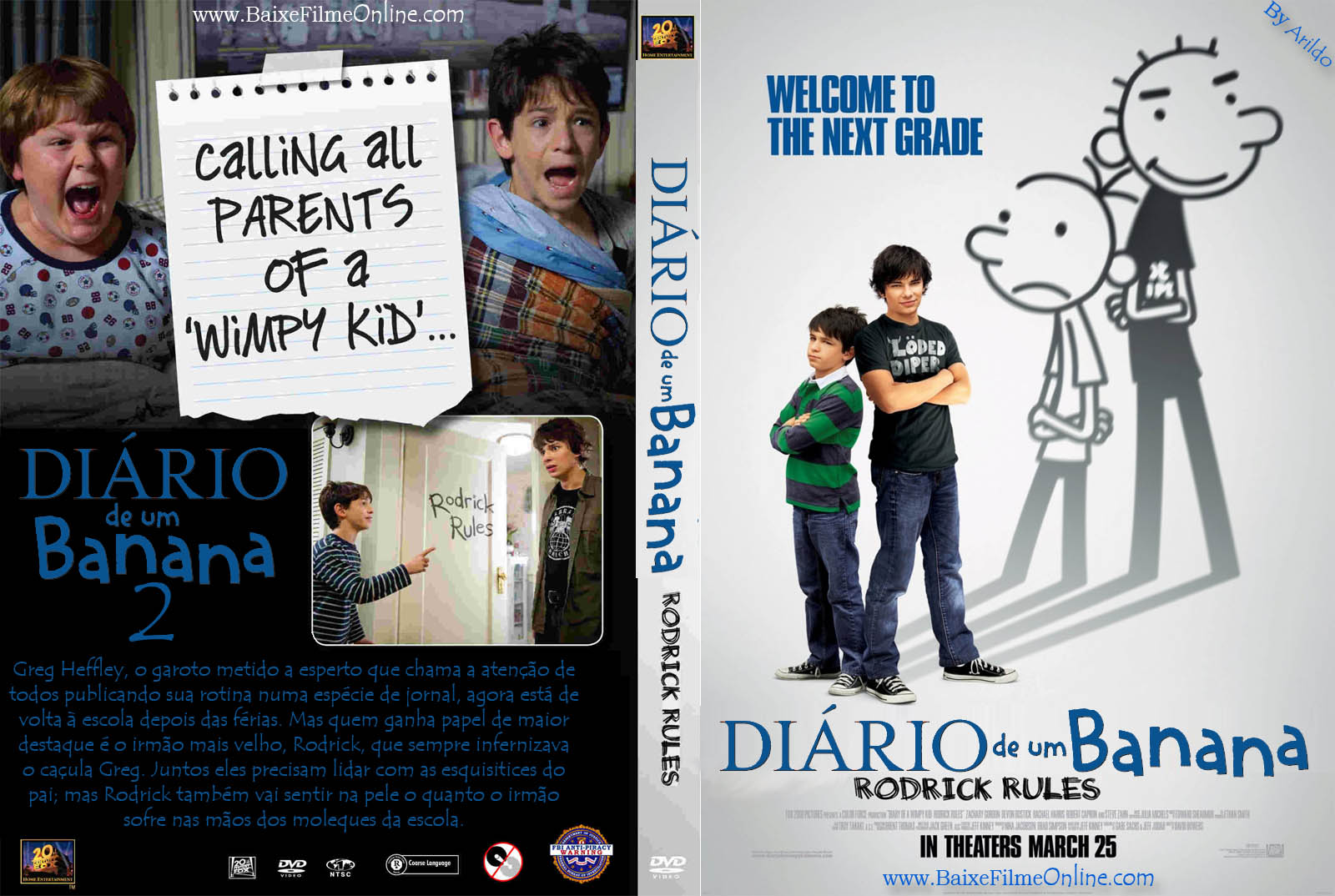 Baixar Filme Diário de Um Banana 2 - Rodrick é o Cara Dublado