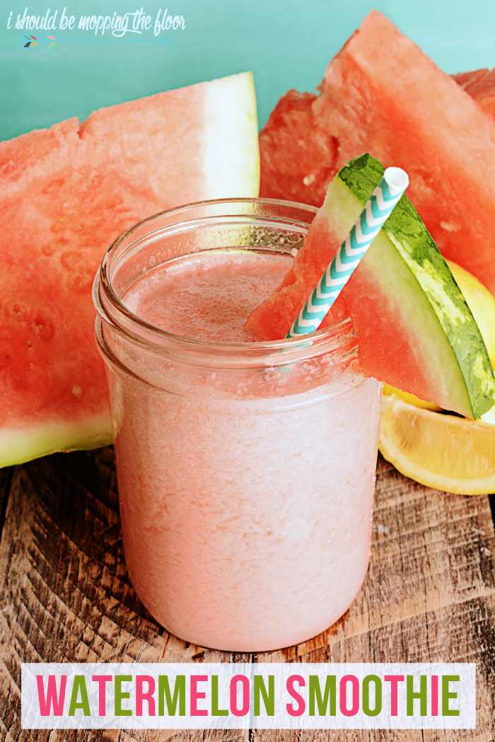 Watermelon Smoothie: a healthy, delicious summery treat.
