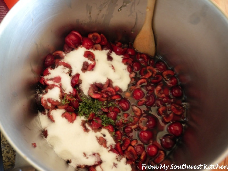 From My Southwest Kitchen Cherry Thyme Jam