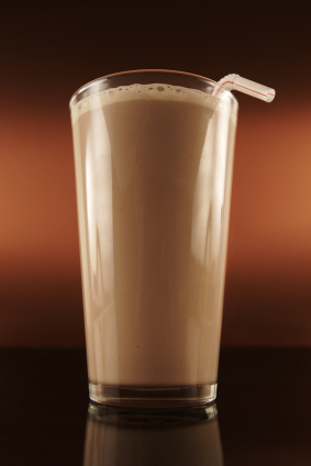 An Evening Meal: Chocolate Milk...