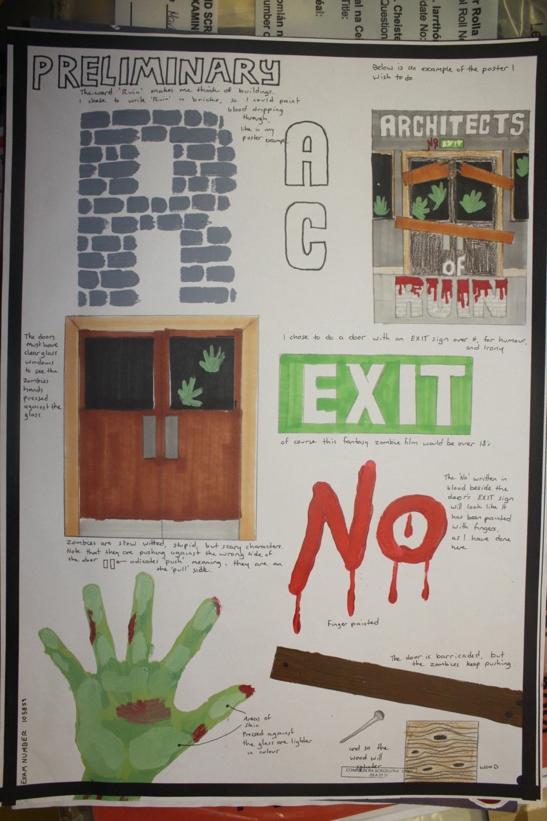 Leaving Cert Art College of Commerce Craft Exam Poster Examples