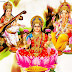 Wallpaper of Maa Laxmi,Maa Sarswati and Ganesh Ji