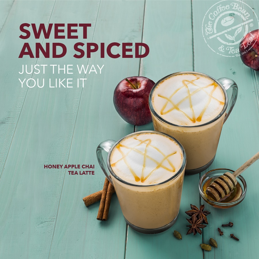 The Coffee Bean & Tea Leaf Honey Apple Chai Tea Latte Dear Kitty