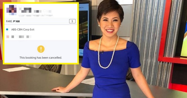 Grab suspends ‘solid Kapuso’ driver who canceled Jacque Manabat’s booking