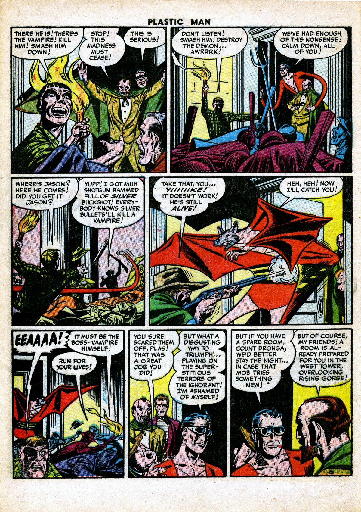 Read online Plastic Man (1943) comic -  Issue #43 - 10