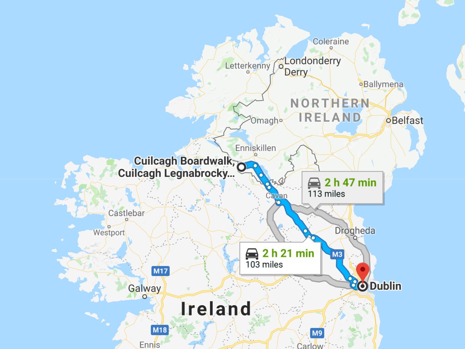 Trilha Stairway to Heaven na Irlanda do Norte