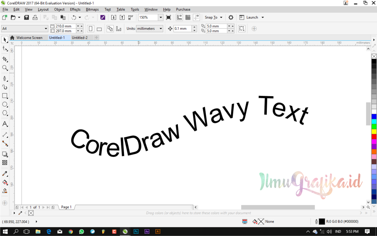 Menarik Cara Membuat Tulisan Di Belakang Objek Coreldraw Menarik Cara Membuat Tulisan Di Belakang Objek Coreldraw
