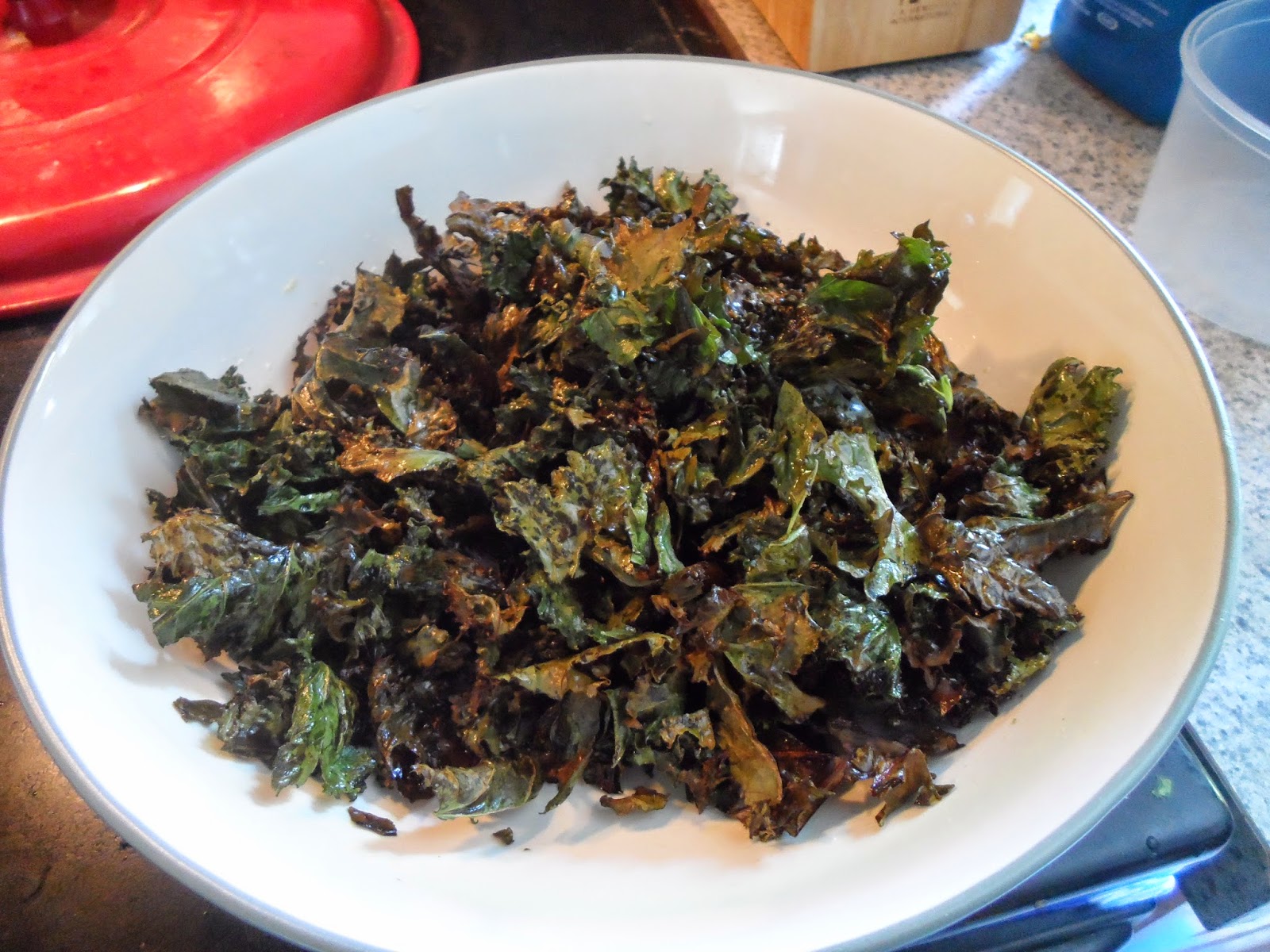 The Backyard Diaries Kale Chips, Day Lily Tempura, Pea and Swiss Chard