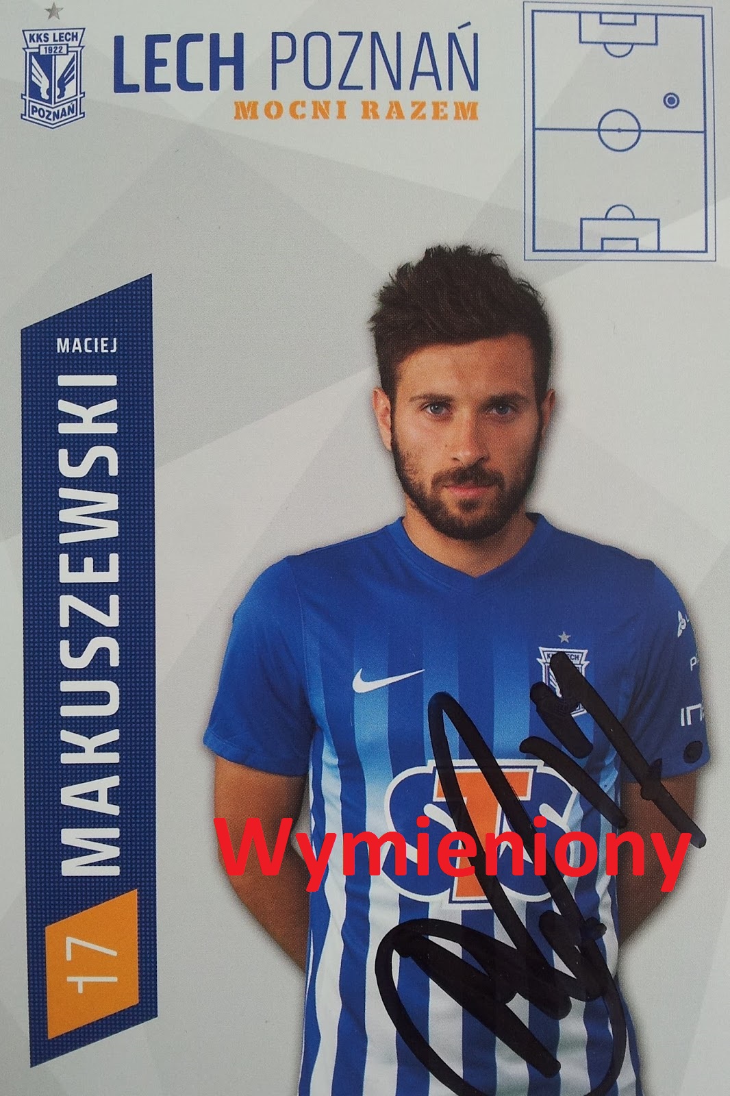 Autografy Norbiego Lech Poznań