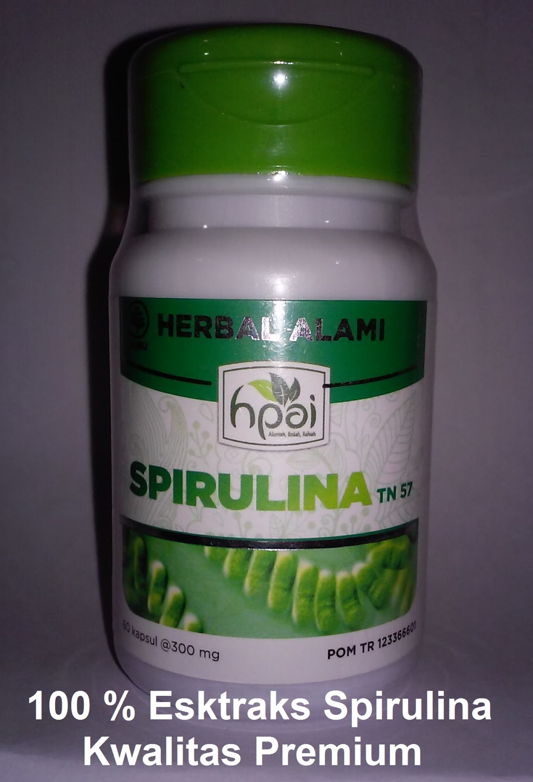 Khasiat Manfaat kapsul SPIRULINA asli BPOM untuk kesehatan tubuh 1