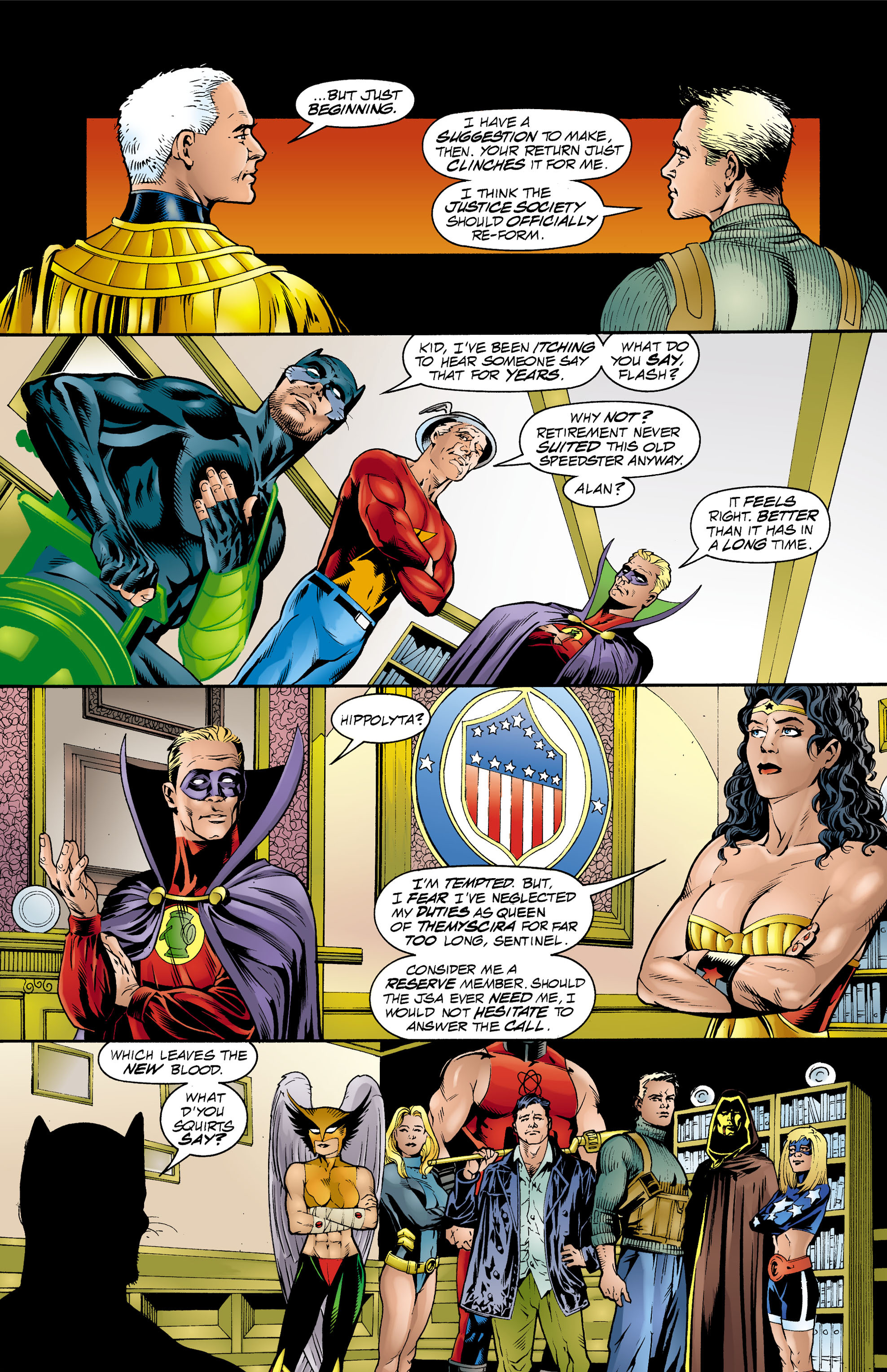 Read online JSA (1999) comic -  Issue #4 - 17