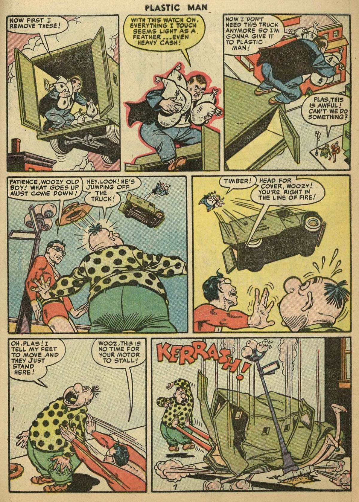 Read online Plastic Man (1943) comic -  Issue #56 - 9