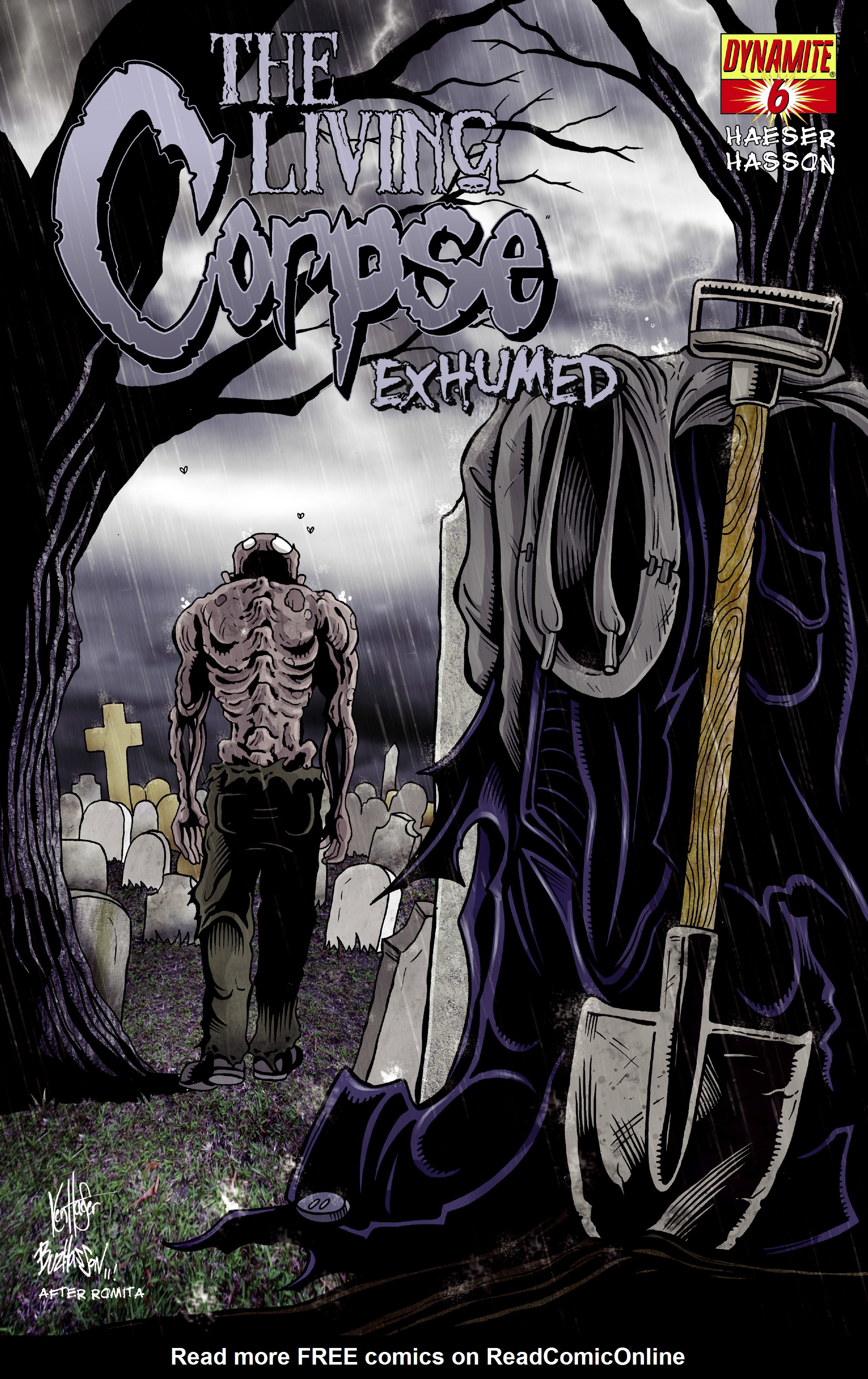 Read online The Living Corpse: Exhumed comic -  Issue #6 - 1