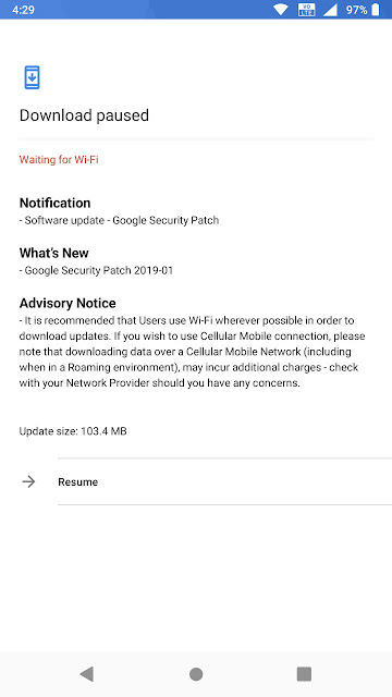 Nokia 6.1 receiving January 2019 Android Security update