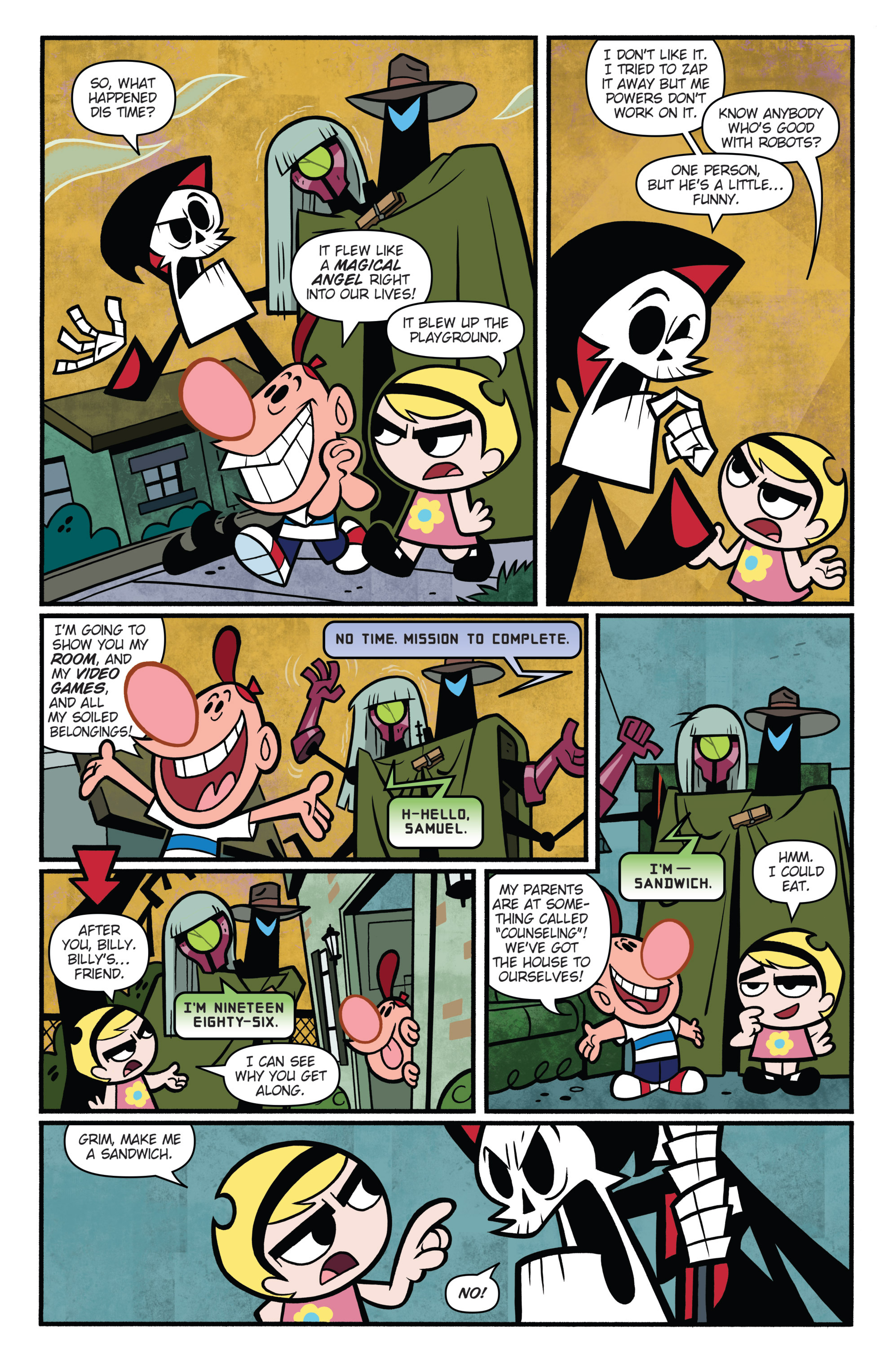 Read online Super Secret Crisis War! comic -  Issue # _Special - The Grim Adventures of Billy and Mandy - 8