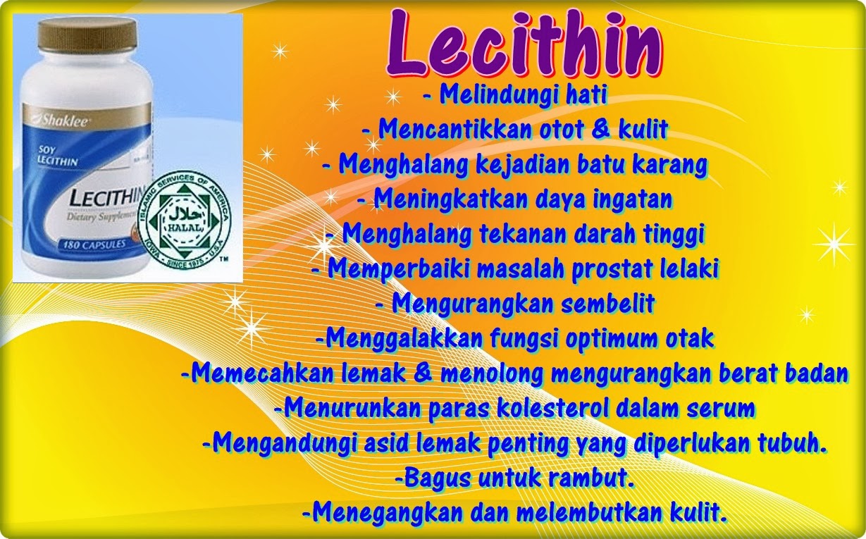 Kurus Dan Bakar Lemak Cepat Dengan Lecithin Shaklee