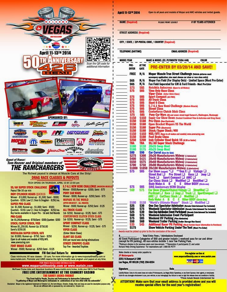 THEOBALD MOTORSPORTS SCHEDULE