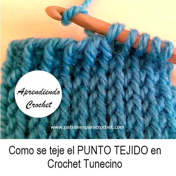 ... Tejido en Crochet Tunecino / Video Tutorial Patrones para Crochet
