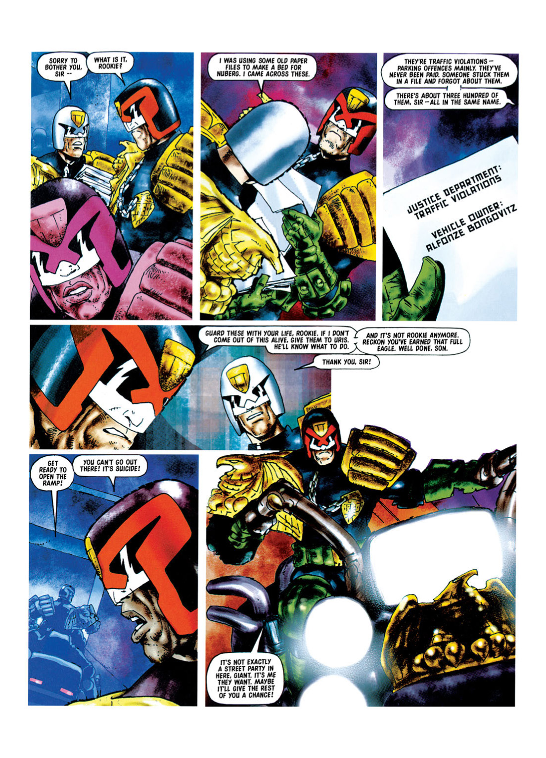 Read online Judge Dredd: The Complete Case Files comic -  Issue # TPB 25 - 98