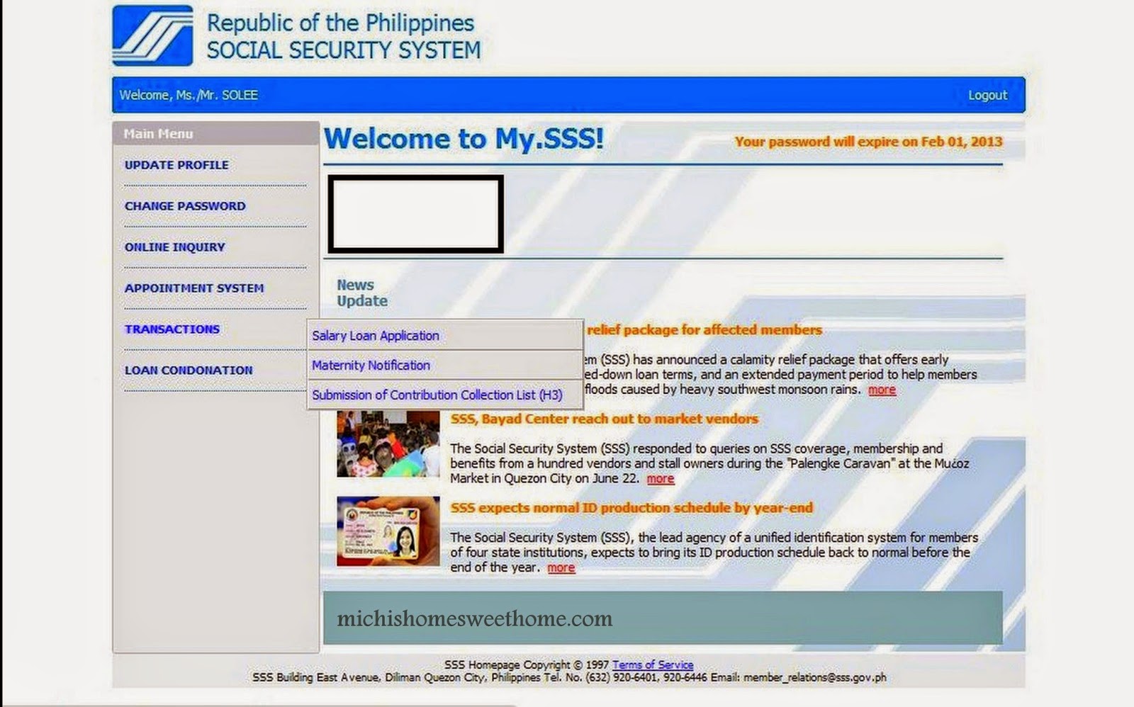 Michi Photostory: How to Apply for SSS Salary Loan via Online