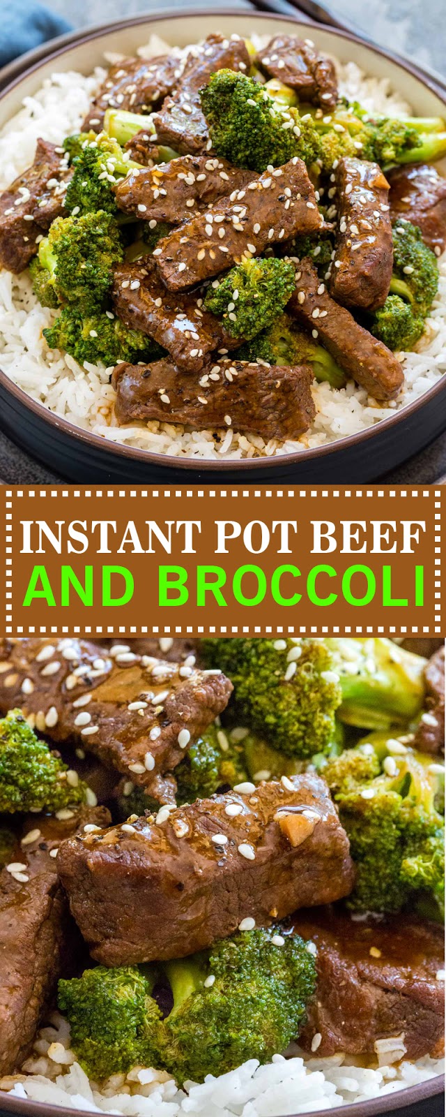 INSTANT POT BEEF AND BROCCOLI