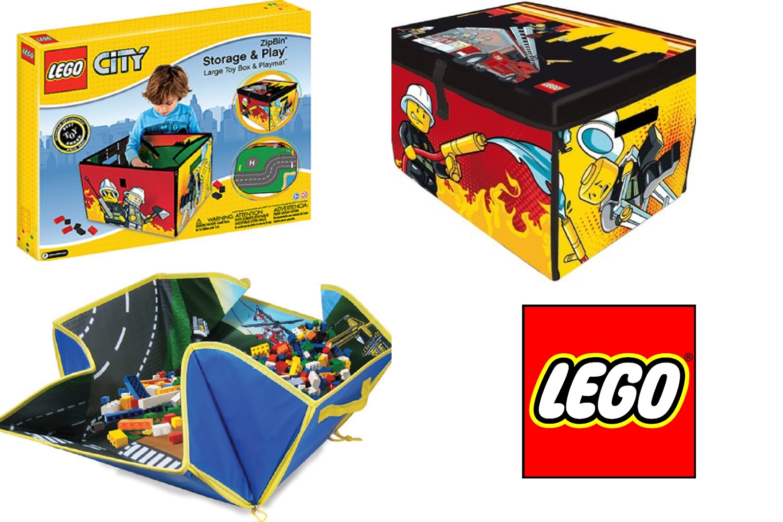 MCNG Shop: LEGO Box with Playmat - Large Size