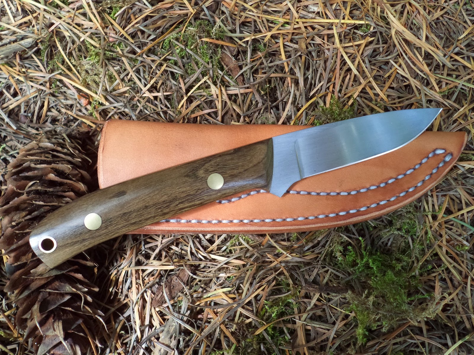 Baumgart Handmade Knives Myrtle Wood General Purpose Knife, Handle