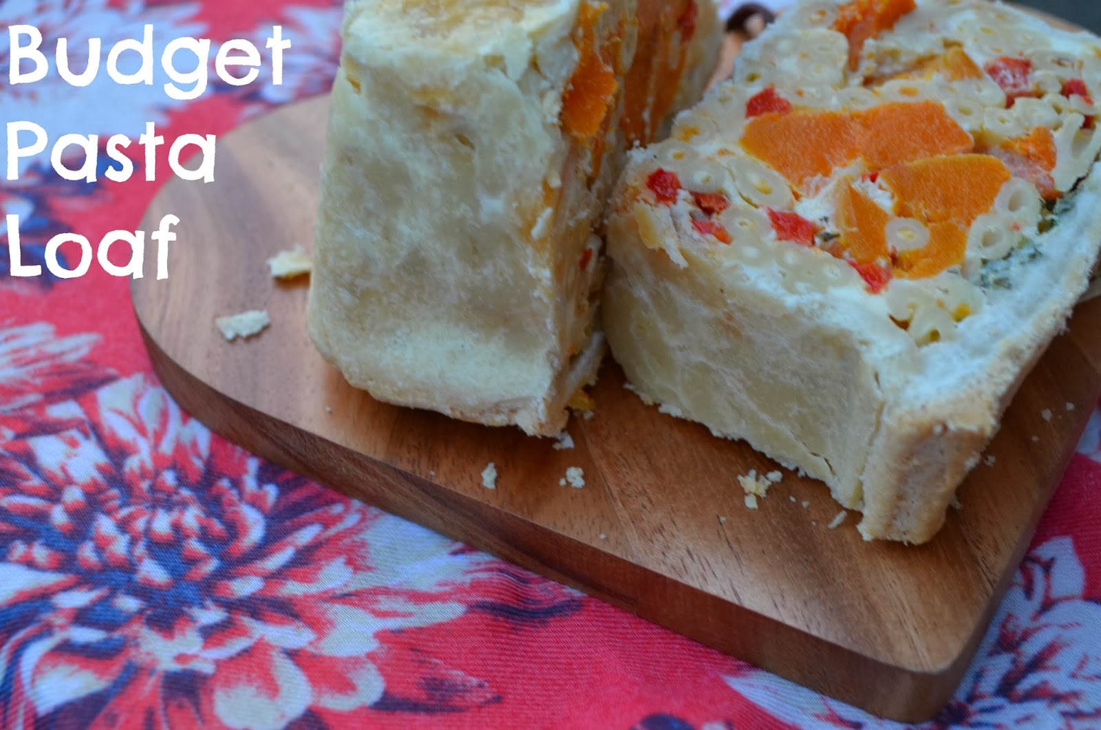 pasta loaf, budget recipe, pasta and pastry, cbias, social fabric